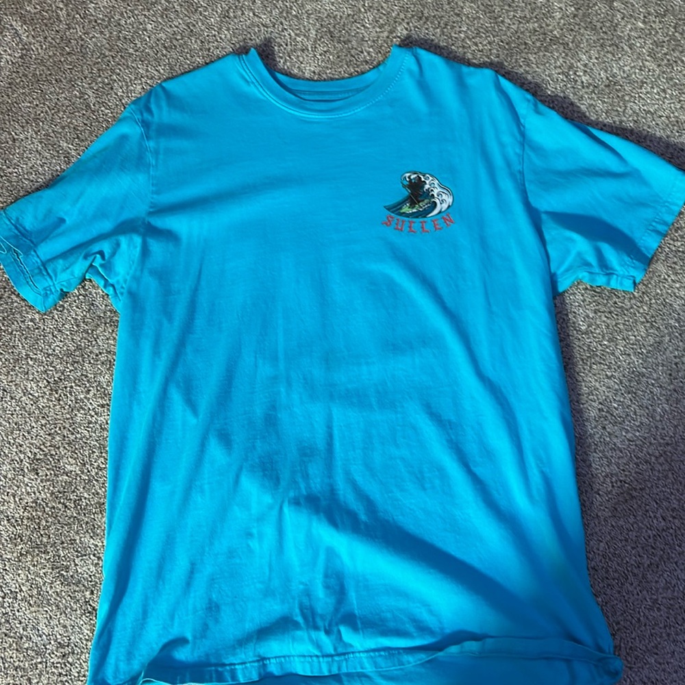 Blue sullen art premium tee shirt
